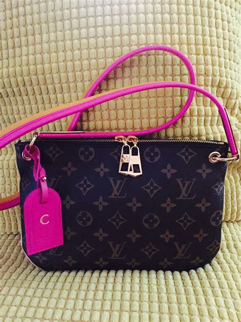 louis vuitton bag pink and brown|louis vuitton pink crossbody bag.